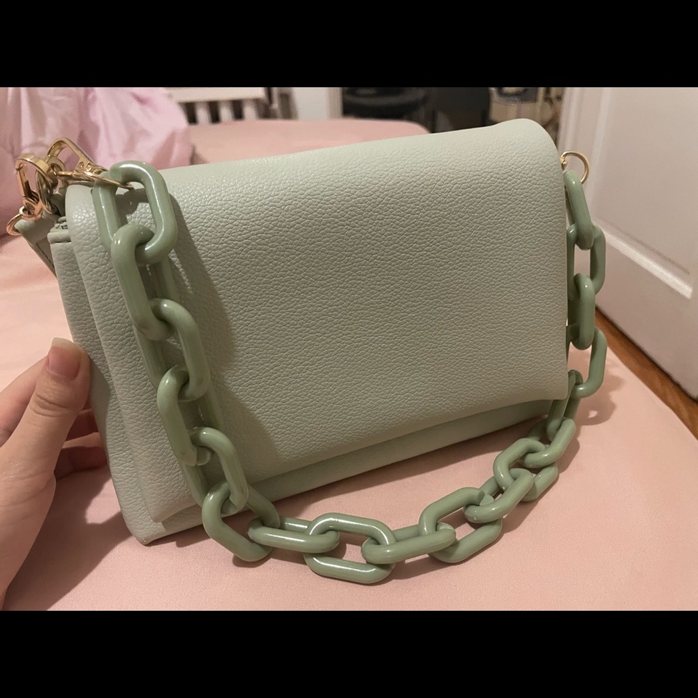 HIATUS mint green crossbody bag